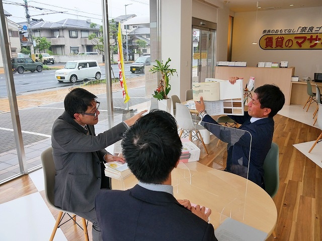 尼ヶ辻店のプレゼン案打ち合わせ