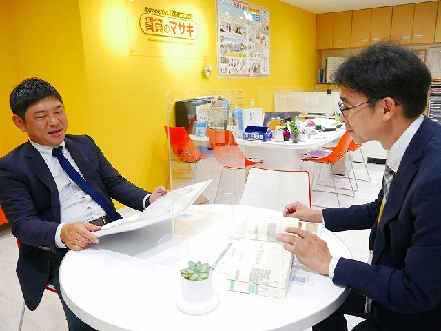 天理前店のプレゼン案打ち合わせ