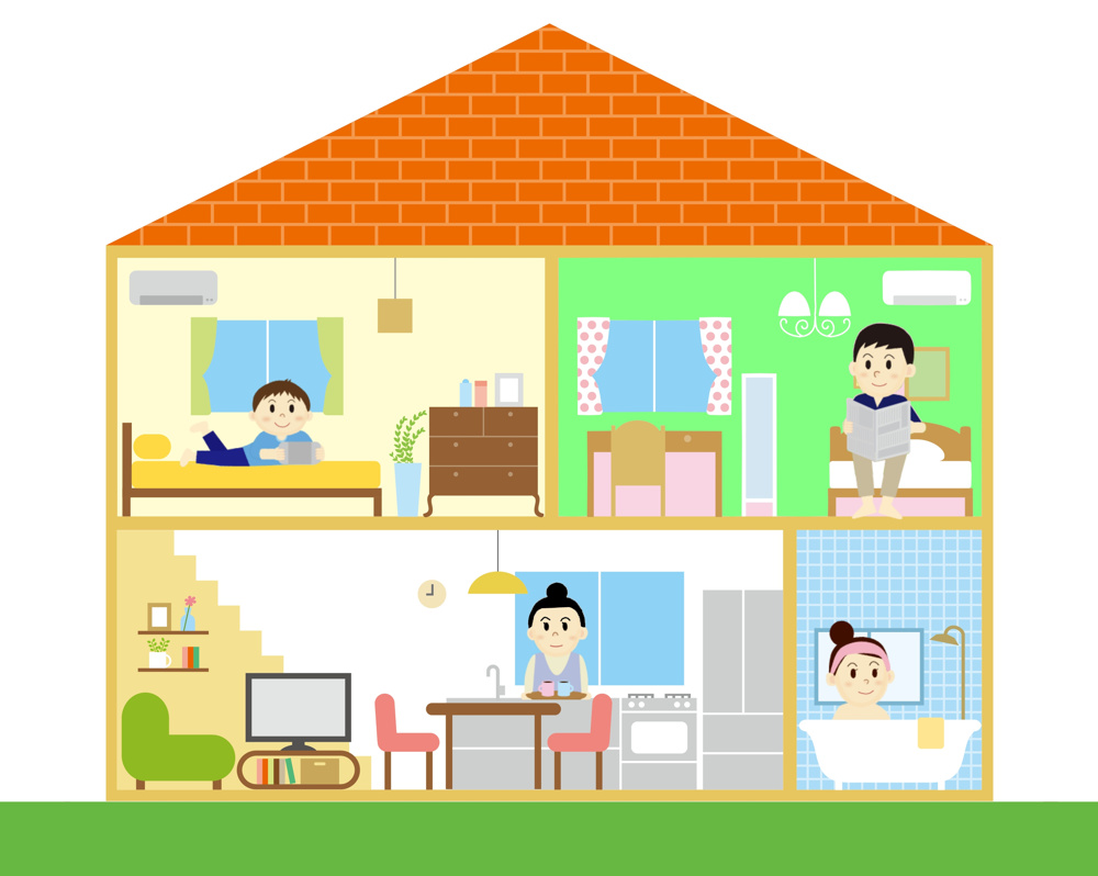 狭くても全部屋が暖かい家と、広いけど全部屋が寒い家、どっちの家が欲しいですか？の画像