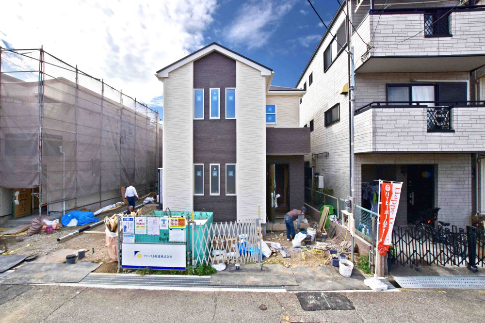 【現場進捗】尼崎市武庫之荘本町新築戸建｜全4区画の最新情報です。の画像