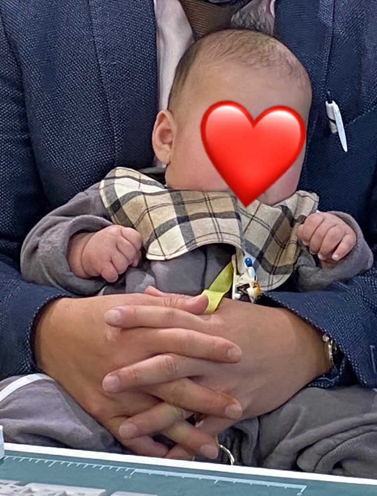 赤ちゃんに会えましたの画像