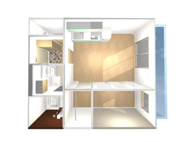 奈良女子大学×賃貸のマサキ　地域創生プロジェクト第4弾・内装パース