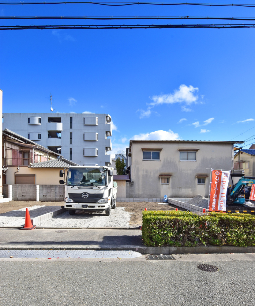 【現場進捗】西宮市鳴尾町2丁目新築戸建｜全3区画の最新情報です。の画像