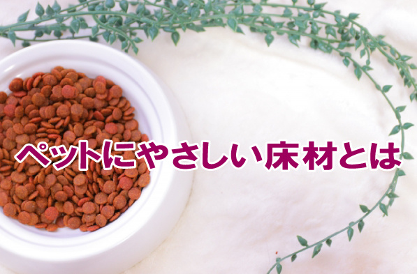 ペットにやさしい床材とはの画像