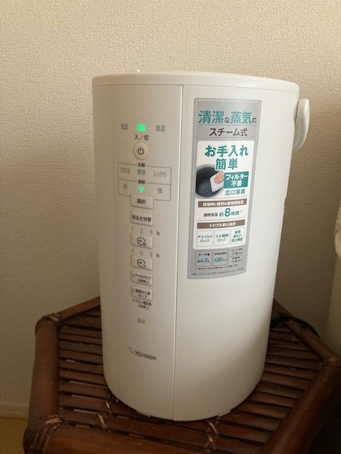 お揃いの加湿器の画像