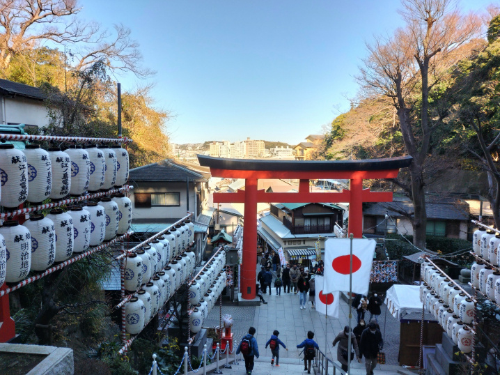 江ノ島初詣（2022.1.9）の画像