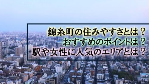 錦糸町の住みやすさとは？おすすめのポイントは？駅や女性に人気のエリアとは？の画像