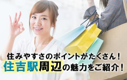 住みやすさのポイントがたくさん！住吉駅周辺の魅力をご紹介！の画像