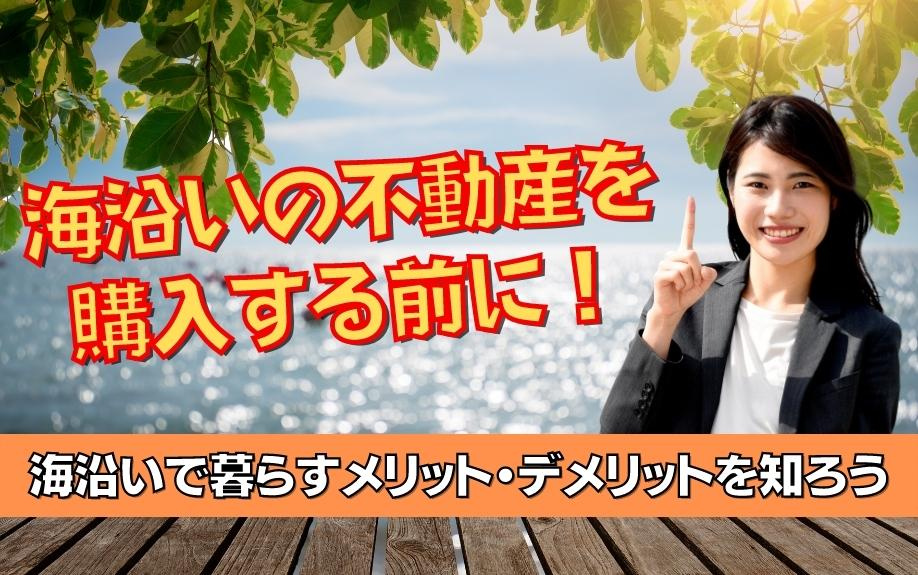 海沿いの不動産を購入する前に！海沿いで暮らすメリット・デメリットを知ろうの画像