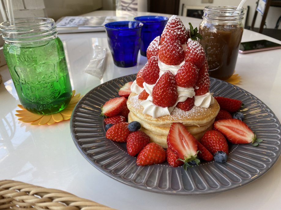 カフェシュシュで映えパンケーキの画像