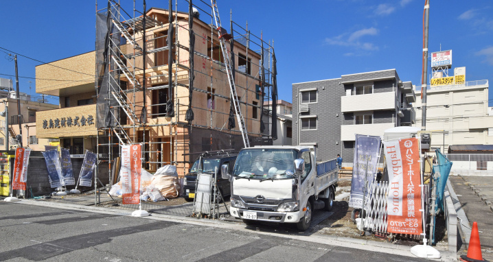 【現場進捗】尼崎市東難波5丁目新築戸建｜全4区画の最新情報です。の画像