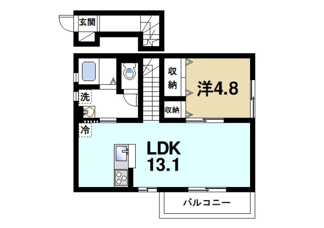 リポレの間取り図1
