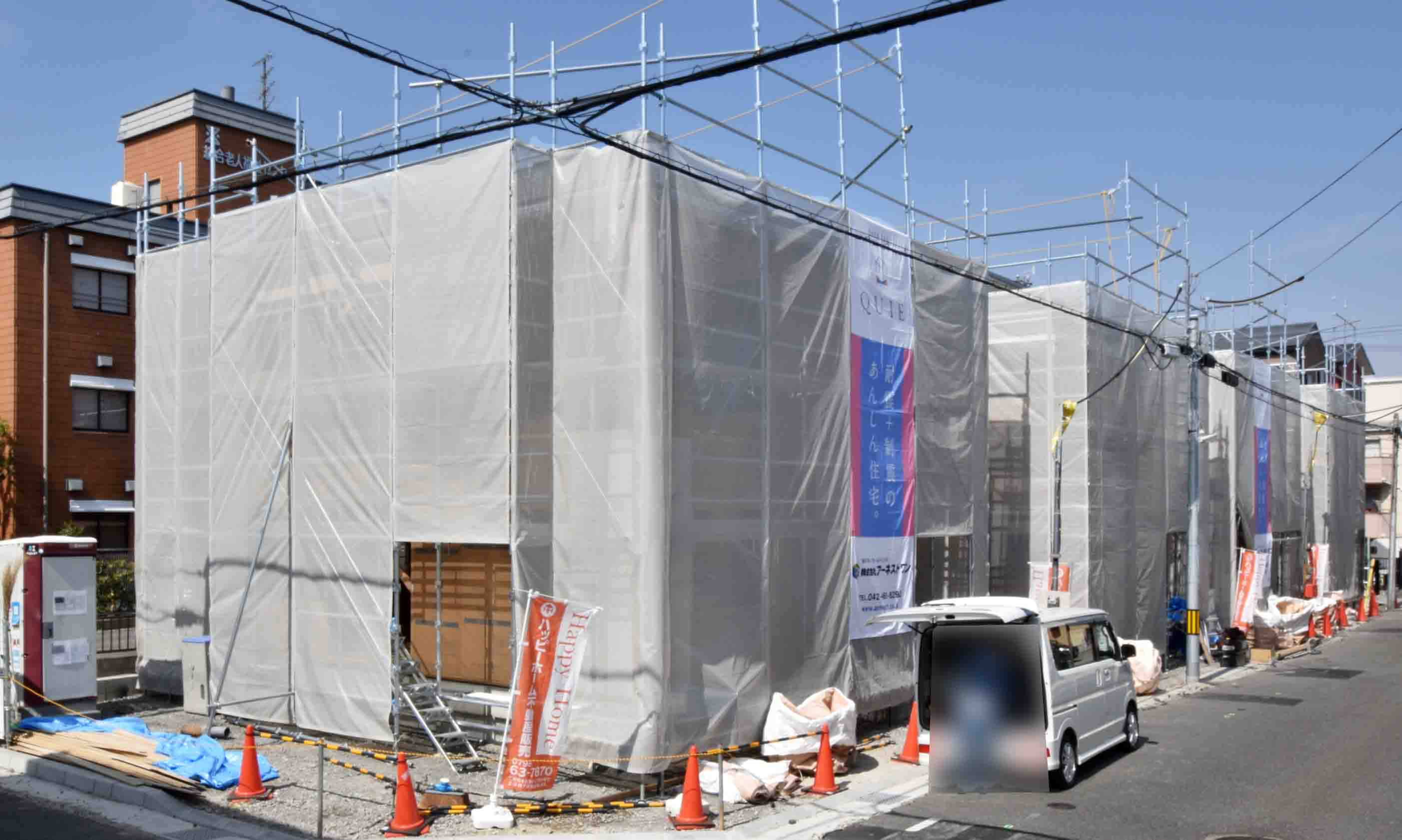 【現場進捗】尼崎市東難波町4丁目新築戸建|全4区画の最新情報です。の画像
