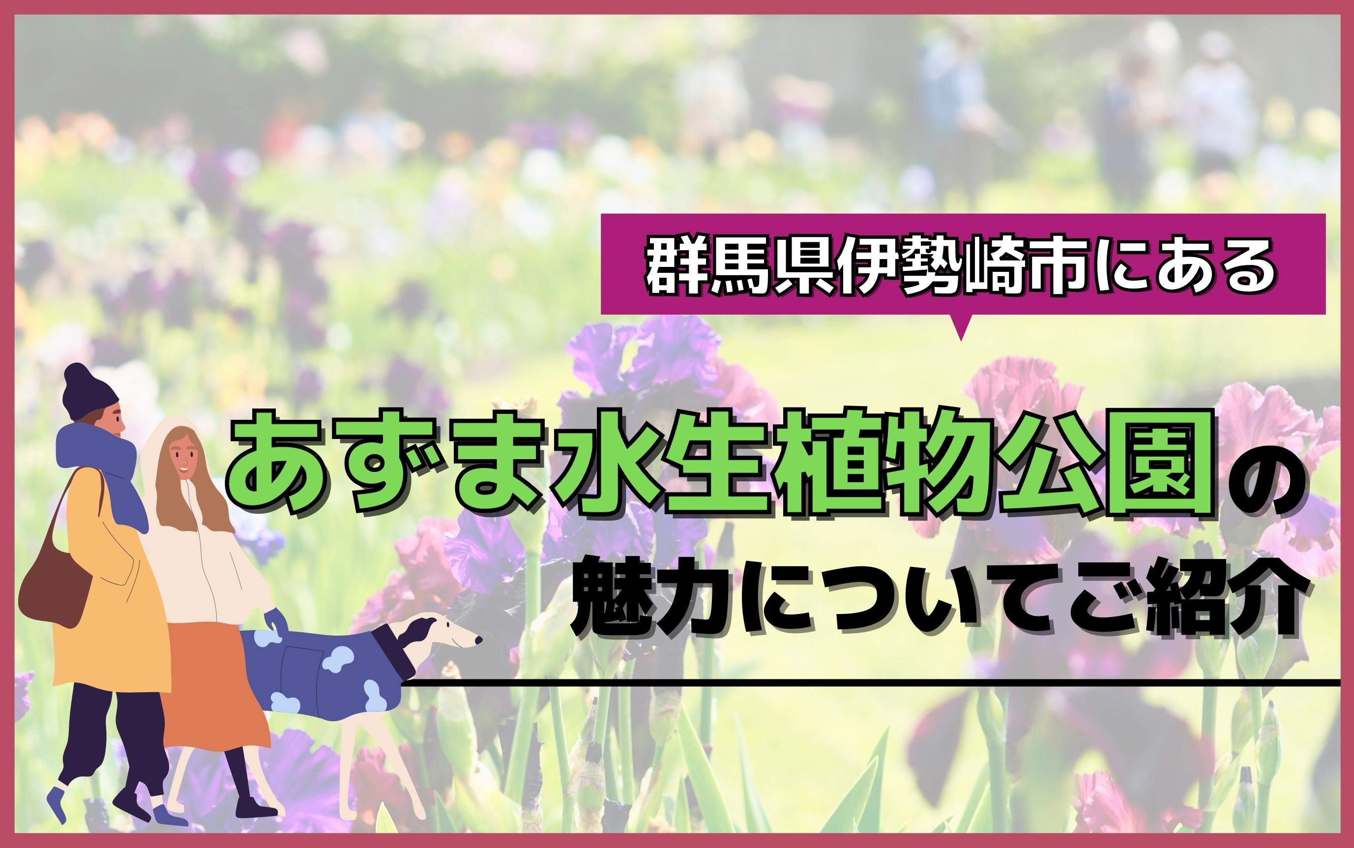 群馬県伊勢崎市にあるあずま水生植物公園の魅力についてご紹介の画像