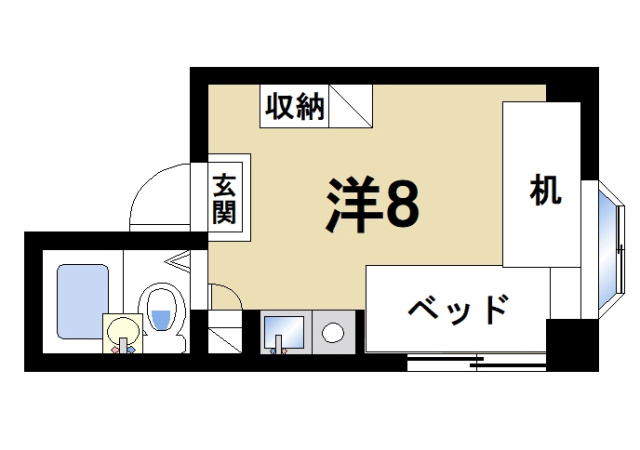 マンションアモリーノの間取り図5