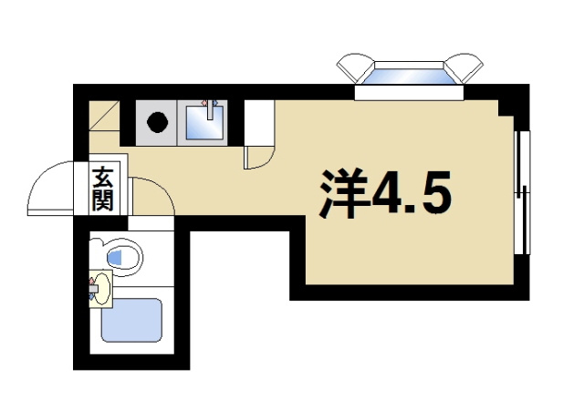 マンションアモリーノの間取り図1