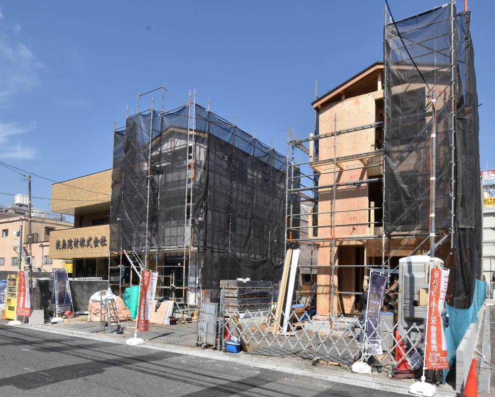 【現場進捗】尼崎市東難波町5丁目新築戸建｜全4区画の最新情報です。の画像