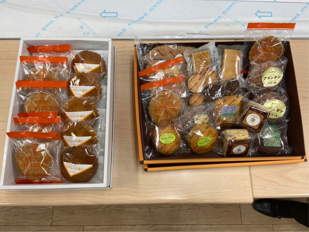 お客様から美味しいお菓子をいただきました！の画像