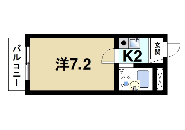 北羅マンションの間取り図3