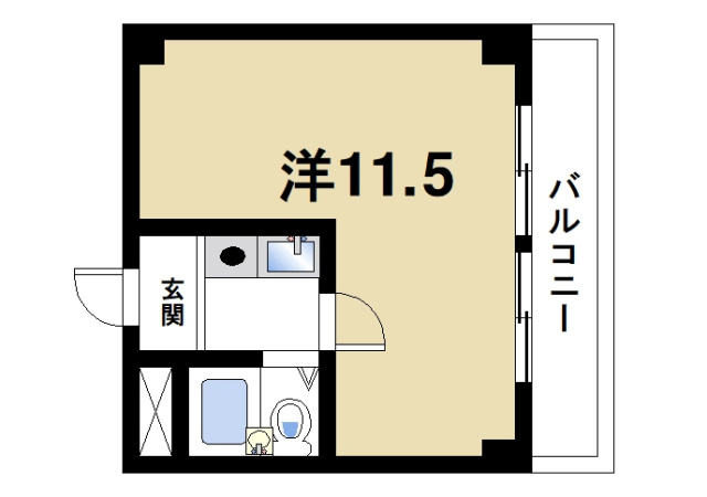 北羅マンションの間取り図4