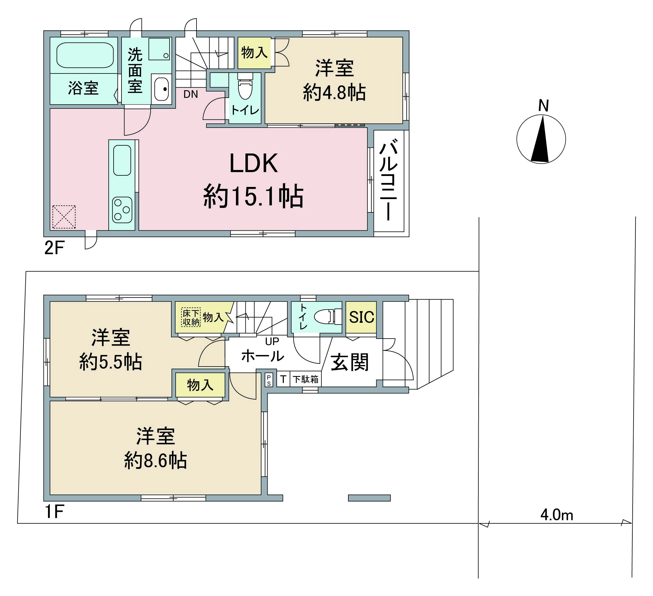 【即日内覧】宝塚市米谷1丁目新築戸建|限定1邸の最新情報です。の画像