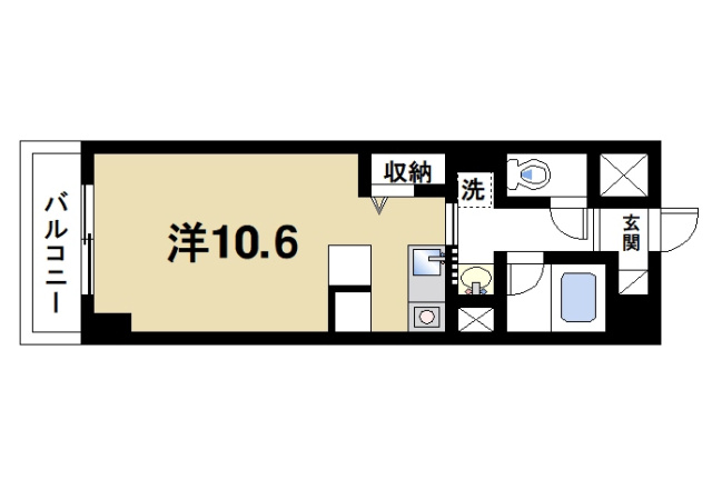 フレアコート奈良の間取り図1