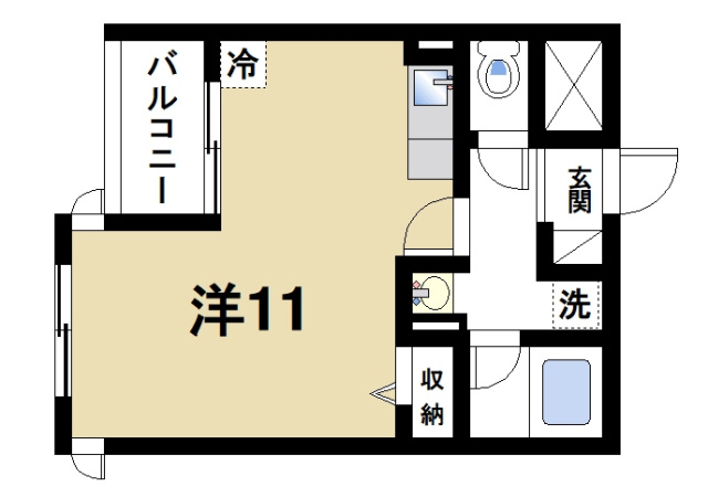 フレアコート奈良の間取り図4
