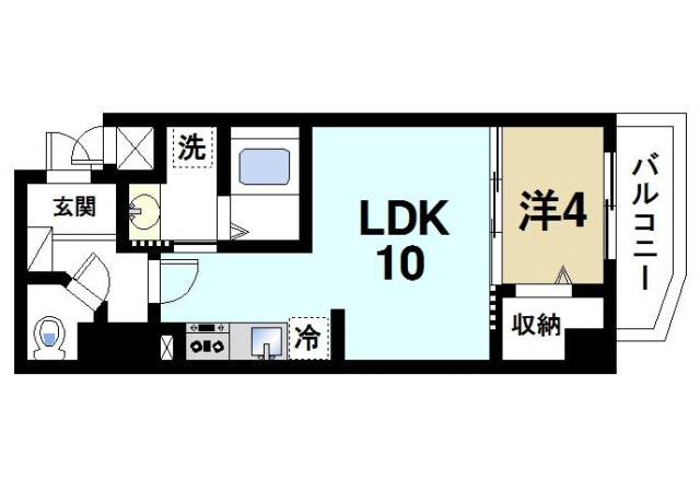 インフィニティの間取り図1