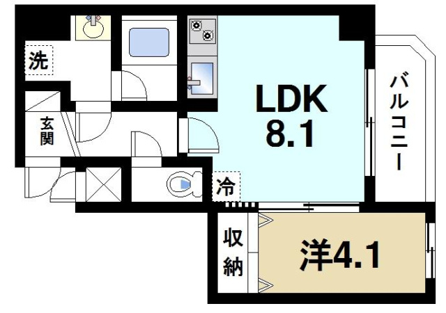 インフィニティの間取り図4