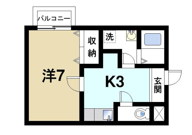 ミューム高円の間取り図1