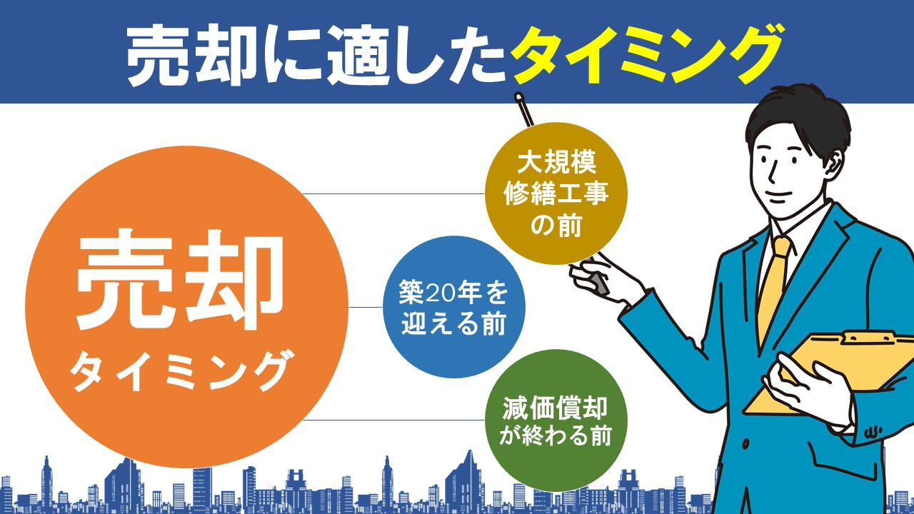 不動産売却の知識！投資用物件の売却に適したタイミングとは