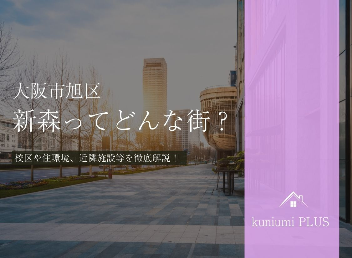 大阪市旭区新森ってどんな街？校区や住環境を徹底解説の画像