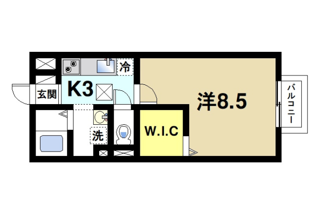 グランドゥール西大寺の間取り図2