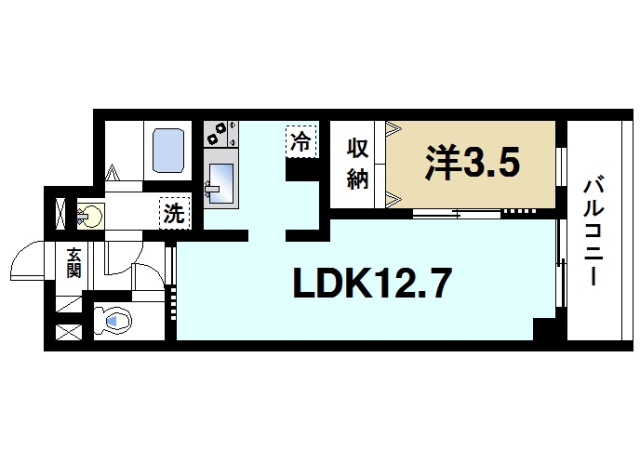 アンジュ高天の間取り図1
