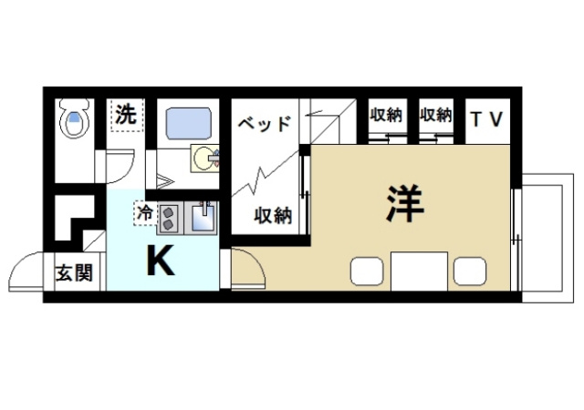 レオパレスHiroの間取り図1
