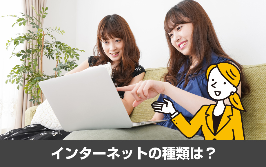 不動産購入後に契約できるインターネットの種類は？