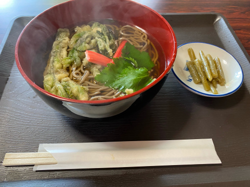 山菜そばの画像