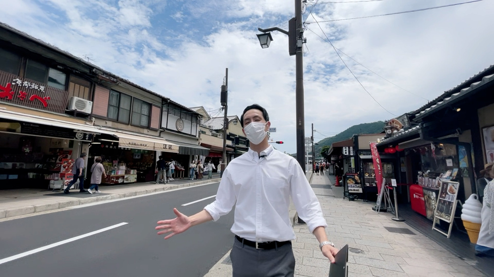 杉山営業部長と嵐山デートの画像