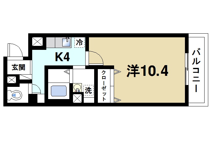 サウス・マ・メゾンの間取り図1