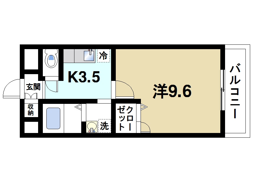 サウス・マ・メゾンの間取り図3