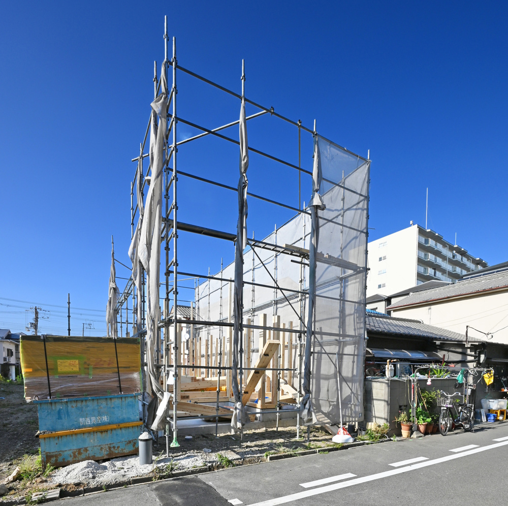 【現場進捗】尼崎市尾浜町2丁目新築戸建｜全9区画の最新情報です。の画像