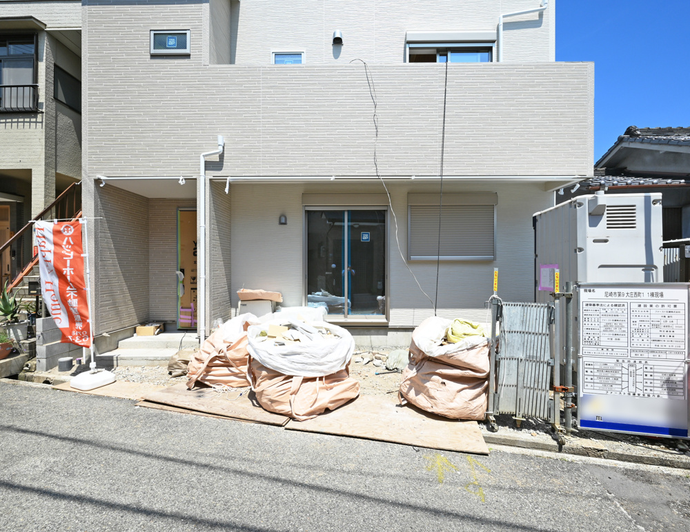 【現場進捗】尼崎市大庄西町4丁目新築戸建｜限定1邸の最新情報です。の画像