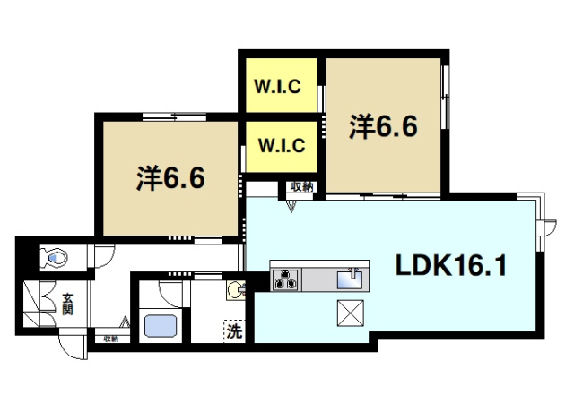 シャーメゾンＡＶＡＮＣＥの間取り図1