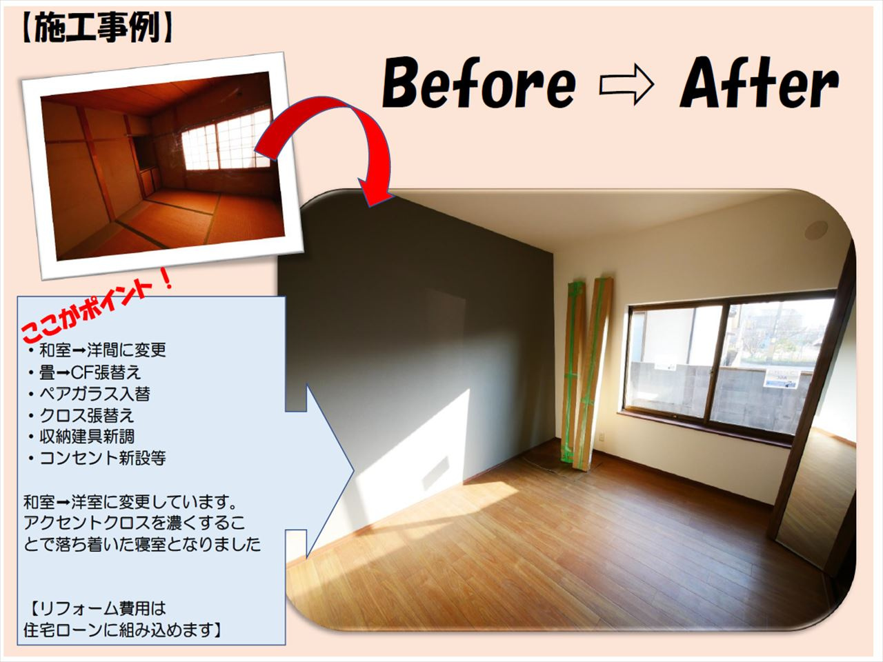 リフォーム施工事例の画像