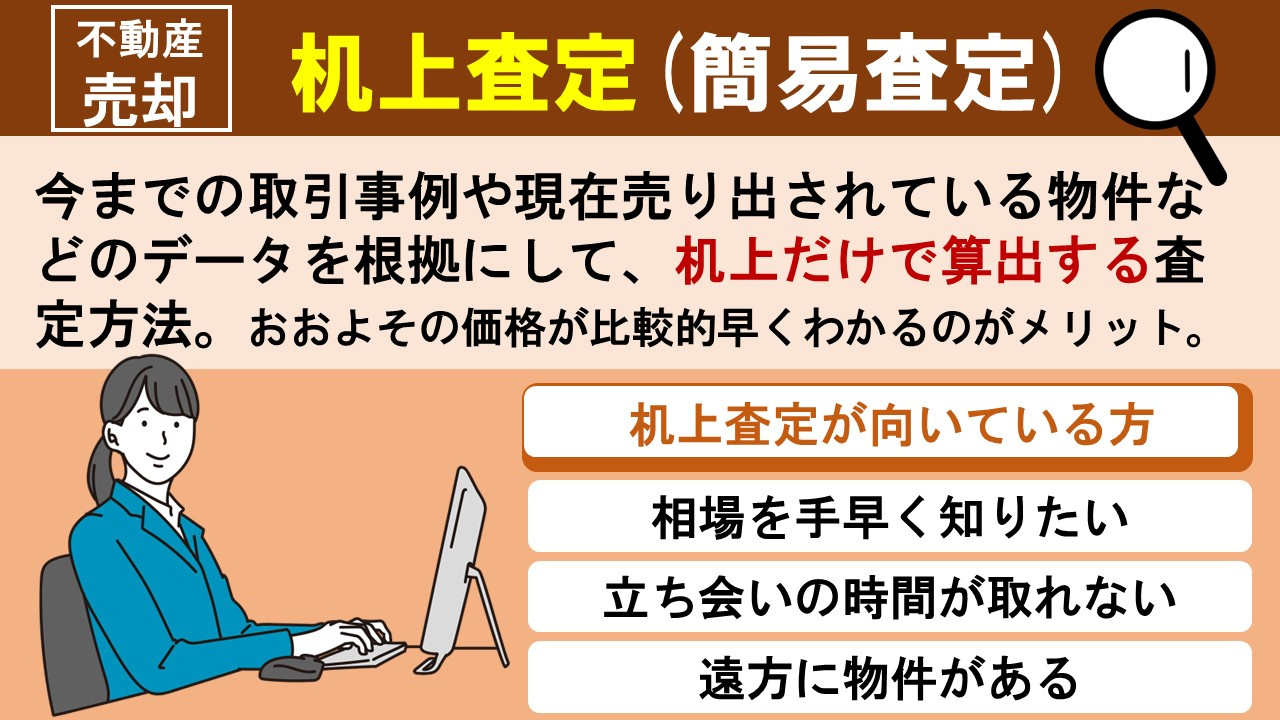 不動産売却における机上査定を解説