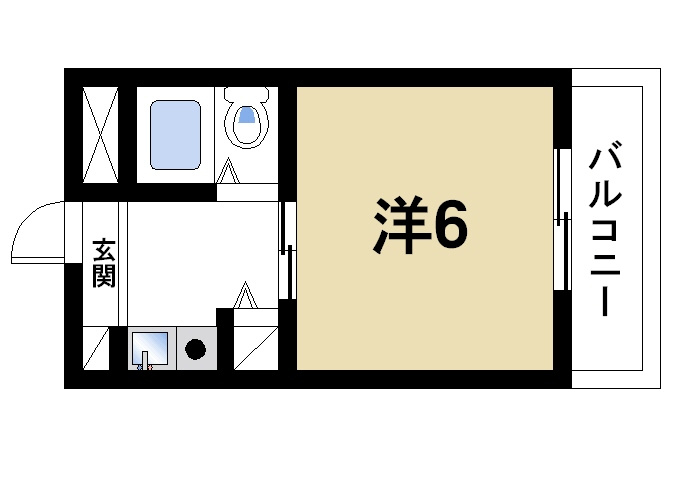 シティパレス21西大寺Part1の間取り図2