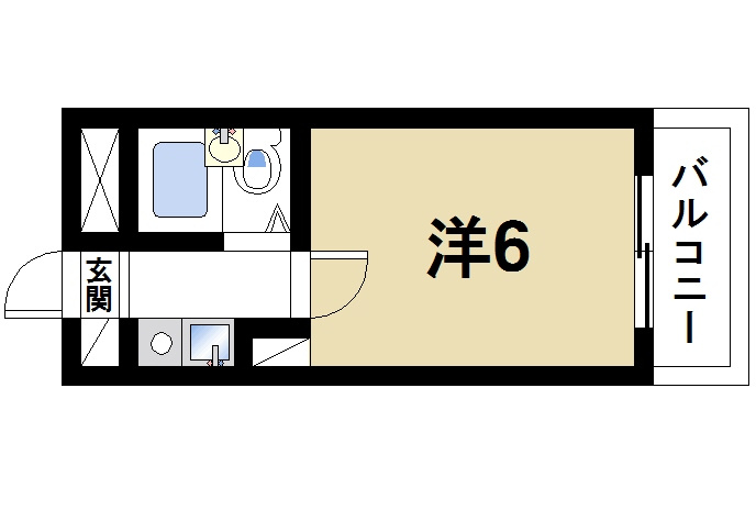 シティパレス21西大寺Part1の間取り図5