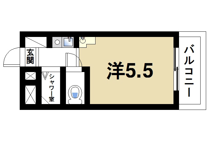 シティパレス21西大寺Part1の間取り図6