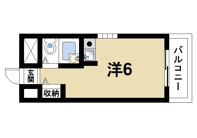 シティパレス21西大寺Part1の間取り図8