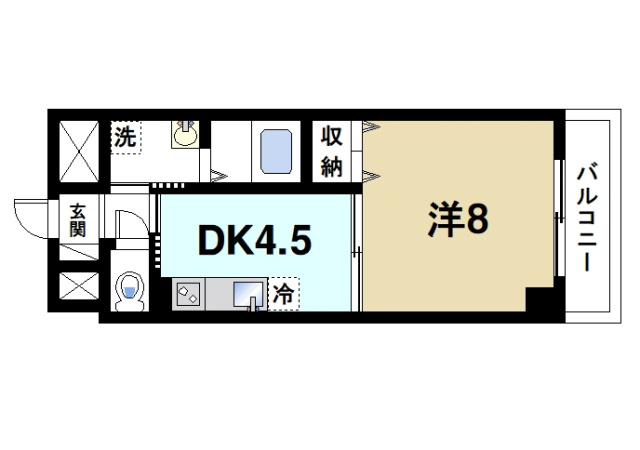 ベルドミール（南半田西町）の間取り図2